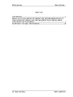 Đánh giá trọng yếu và rủi ro kiểm toán trong kiểm toán báo cáo tài chính do kiểm toán độc lập thực hiện tại Việt Nam hiện nay