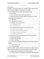 Giải pháp phát triển Thanh toán quốc tế tại Hội sở chính Ngân hàng Thương mại cổ phần MB