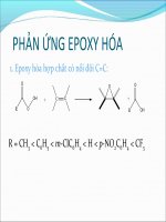 Slide bài giảng   PHẢN ỨNG EPOXY hóa