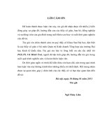 Nâng cao hiệu quả hoạt động cho vay Doanh nghiệp vừa và nhỏ tại BIDV Tây Nghệ An