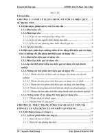 Các biện pháp nhằm nâng cao hiệu quả sử dụng vốn tại Công ty CP xây dựng và cơ giới Vạn Thắng