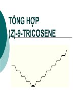 SLIDE bài GIẢNG  TỔNG hợp (z)-9-TRICOSENE