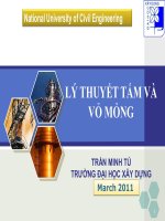 bài giảng Lý thuyết tấm và vở mỏng