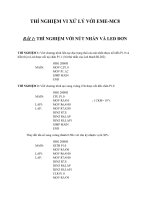 THÍ NGHIỆM với nút NHẤN và LED đơn