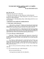 Vệ sinh môi trường không khí và ô nhiễm không khí