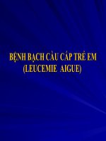 Slide bệnh bạch cầu cấp trẻ em