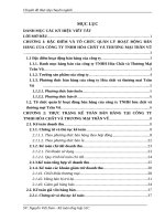 Hoàn thiện kế toán bán hàng tại Công ty TNHH Hóa chất và thương mại Trần Vũ