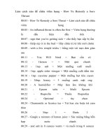 Học tiếng anh qua báo Làm cách nào để chữa viêm họng