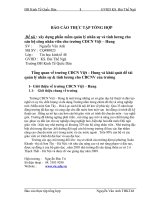 xây dựng phần mềm quản lý nhân sự và tính lương cho cán bộ công nhân viên cho trường CĐCN Việt – Hung