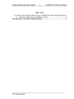 Hoàn thiện kế toán chi phí sản xuất và tính giá thành sản phẩm tại Công ty TNHH TM và Sản Xuất Nhật Quang