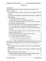 Hoàn thiện Kế toán tập hợp chi phí sản xuât và tính giá thành sản phẩm xây lắp tại Công ty Cổ phần Xây dựng Tân Phú