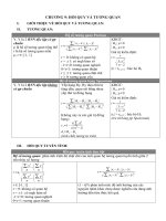 Tóm tắt công thức nguyên lý thống kê kinh tế