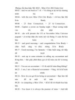 Học tiếng anh qua báo Phỏng vấn hoa hậu mỹ 2013