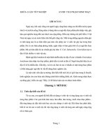 Khóa luận Tìm hiểu quy trình phát hiện Clostritridium botulinum trong thịt