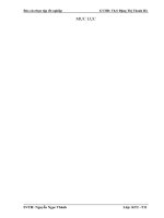 Tổ Chức Kế Toán Nguyên Vật Liệu ,Công Cụ Dụng Cụ tại Công ty máy xây dựng Quang Minh