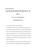 Sáng kiến kinh nghiệm Làm thế nào để chuẩn bị tốt nhất cho trẻ vào lớp 1