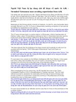 Học tiếng anh qua báo Người việt nam bị lạc đang chờ để được về nước từ AJK