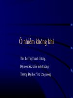 Slide bài giảng   ô nghiễm không khí