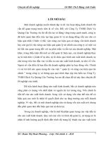 quản lý và nâng cao hiệu quả tài chính trong công ty và thông qua quá trình thực tập tìm hiểu tại Công Ty TNHH Dịch Vụ Quảng Cáo Trường An