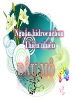 Slide bài giảng   Nguồn hydrocacbon thiên nhiên  DẦU MỎ