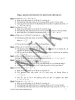 Tổng Hợp Bài Tập Ôn Thi ĐH môn Toán