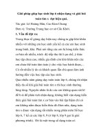 Giải pháp giúp học sinh lớp 6 nhận dạng và giải bài toán tìm x  đạt hiệu quả