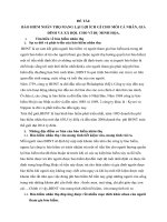 BẢO HIỂM NHÂN THỌ MANG lại lợi ÍCH gì CHO mỗi cá NHÂN, GIA ĐÌNH và xã hội  CHO ví dụ MINH họa