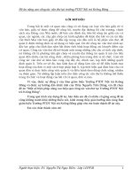 Đề án nâng cao công tác văn thư tại trường PTDT nội trú krông bông