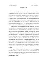 Tiểu luận Một số vấn đề cơ bản liên quan đến xử lý Hợp đồng kinh tế vô hiệu