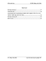 Thực trạng và các giải pháp đẩy mạnh hoạt động huy động vốn của các NHTM trên địa bàn Hà Nội