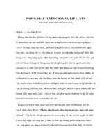 sáng kiến kinh nghiệm PHƯƠNG PHÁP TUYỂN CHỌN VÀ TẬP LUYỆN CHO HỌC SINH GIỎI MÔN CỜ VUA