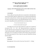 sáng kiến kinh nghiệm MỘT SỐ ĐỔI MỚI TRONG LĨNH VỰC PHÁT TRIỂN NGÔNNGỮ CHO TRẺ Ở ĐỘ TUỔI 24-36