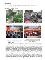 Bài 2: Nhân dân Quảng Trị xây dựng nếp sống văn hóa