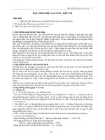 Đặc điểm hệ tạo máu ở trẻ em