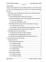 Hoàn thiện công tác tiêu thụ và xác định kết quả kinh doanh tại công ty Cổ phần Cồn Rượu Hà Nội