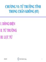 từ trường tĩnh trong chân không