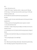 Bộ đề Luật lao động năm 2014 - Đại học Luật Hà Nội