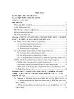 Phát triển dịch vụ khách hàng cá nhân tại Ngân hàng thương mại cổ phần Nam Việt- Chi nhánh Hà nội