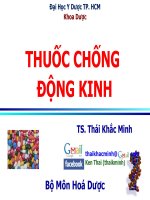 Slide bài giảng   thuốc chống động kinh