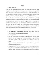 Báo cáo Đánh giá tác động môi trường: Dự án Đầu tư xây dựng Nhà máy bia Việt Nam – công suất 420 triệu lítnăm