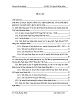 Hoàn thiện công tác thẩm định dự án ngành khai khoáng tại Sở Giao Dịch Ngân hàng TMCP Hàng Hải Việt Nam