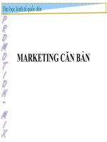 Slide môn marketing căn bản: Chương 10: Các quyết định về xúc tiến hỗn hợp