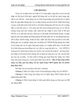 Một số biện pháp nhằm nâng cao hiệu quả huy động vốn tại Ngân hàng TMCP MB chi nhánh Điện Biên Phủ