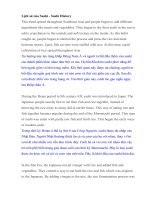 Học tiếng anh qua báo Lịch sử của sushi