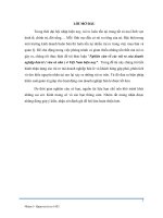 Nghiên cứu về các rủi ro của doanh nghiệp bán lẻ ( vừa và nhỏ ) ở Việt Nam hiện nay