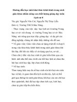 Hướng dẫn học sinh khai thác kênh hình trong sách giáo khoa nhằm nâng cao chất lượng giảng dạy môn Lịch sử 8