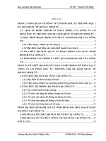 Tổ chức bộ máy kế toán và hệ thống kế toán tại Công ty cổ phần đầu tư thương mại du lịch quốc tế Hoàng Minh Tú