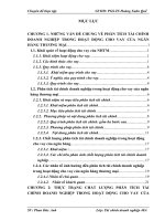 THỰC TRẠNG CHẤT LƯỢNG PHÂN TÍCH TÀI CHÍNH DOANH NGHIỆP TRONG HOẠT ĐỘNG CHO VAY CỦA NGÂN HÀNG TMCP NGOẠI THƯƠNG VIỆT NAM – CHI NHÁNH HÀ TĨNH