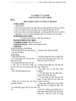 Giáo án tự nhiên xã hội  lớp 3