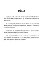 tổng hợp dẫn xuất của Quercetin và khảo sát tính kháng khuẩn kháng nấm của chúng.DOC